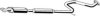 NISSA 2003072Y06 Middle Silencer
